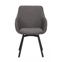 RO Alison Arm Chair Grey/Black